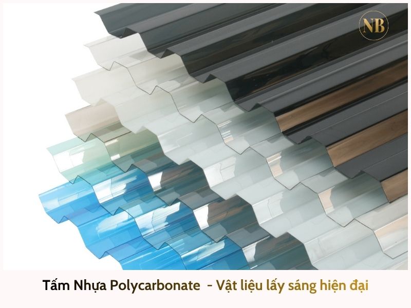 Tấm nhựa Poly là giải pháp lấy sáng tối ưu